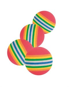 Радужные мячи для кошек Ф3 5 см 4 шт Trixie