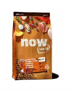 Now Fresh Senior Recipe Grain Free сухой корм для собак всех пород и возрастов для контроля веса без Now natural holistic