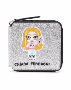 Кошелек на молнии с логотипом Chiara ferragni kids