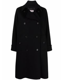 Двубортное пальто из шерсти Alberto biani