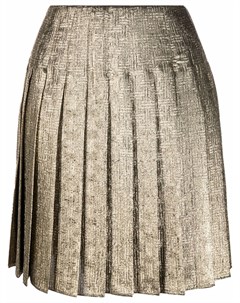 Плиссированная юбка с эффектом металлик Lanvin