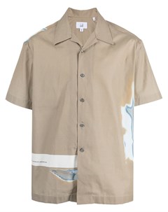 Рубашка с короткими рукавами и абстрактным принтом Dunhill
