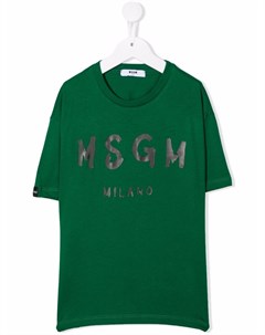 Футболка с логотипом Msgm