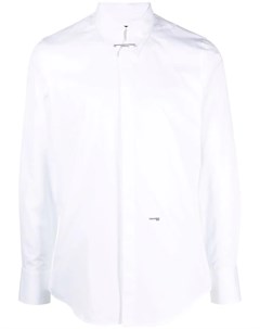 Поплиновая рубашка с декоративной булавкой Dsquared2