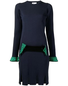 Платье свитер в рубчик с вырезами Toga