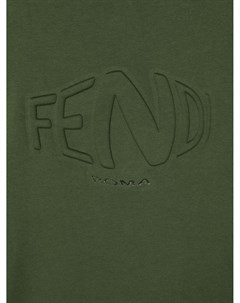 Толстовка с вышитым логотипом Fendi kids