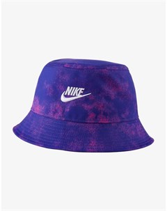 Фиолетовая панама с принтом тай дай Futura Nike