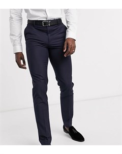 Узкие темно синие брюки Tall Asos design
