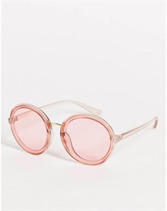 Большие женские круглые розовые очки Aj morgan
