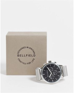 Часы с серебристым ремешком Bellfield