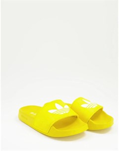 Желтые шлепанцы Adelette Lite Adidas originals