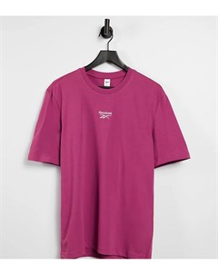 Фиолетовая футболка в стиле бойфренда с логотипом эксклюзивно для ASOS Reebok