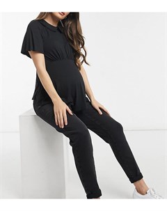 Черные джинсы в винтажном стиле Urban bliss maternity