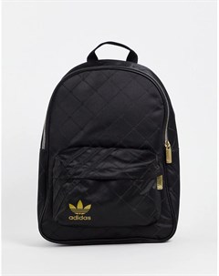 Черный жаккардовый рюкзак Adidas originals