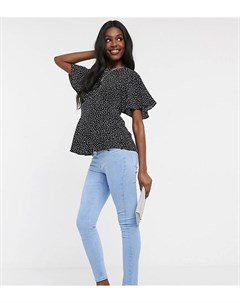 Ярко голубые джинсы скинни ASOS DESIGN Maternity ridley Asos maternity