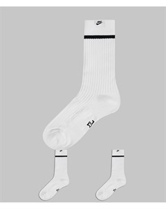 Набор из 2 пар белых носков Essential Nike