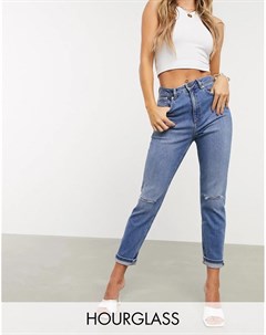 Выбеленные джинсы в винтажном стиле с завышенной талией Hourglass Asos design