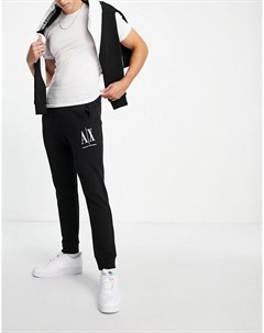 Черные джоггеры Icon Armani exchange