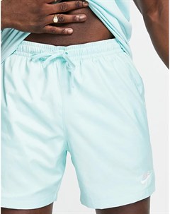 Тканевые шорты светло голубого цвета Club Nike