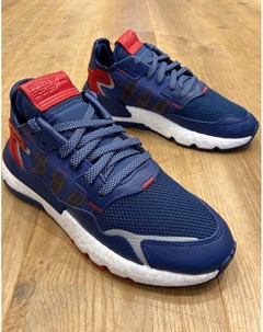 Темно синие кроссовки nite jogger Adidas originals