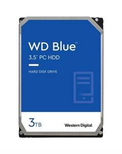 Жесткий диск SATA3 3Tb Blue 5400 256Mb 3 5 WD30EZAZ Western digital (wd)