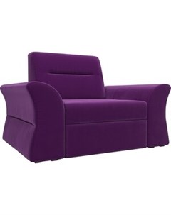Кресло Клайд микровельвет фиолетовый Артмебель