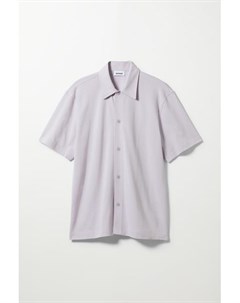 Рубашка Pass из ткани пике с короткими рукавами Weekday
