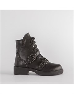 Черные ботинки из эко кожи Calipso