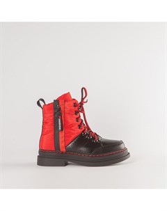 Красные текстильные ботинки Calipso