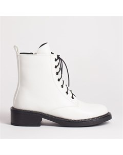 Белые ботинки из эко кожи Calipso