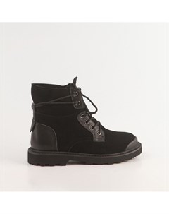 Черные ботинки из спилка Calipso