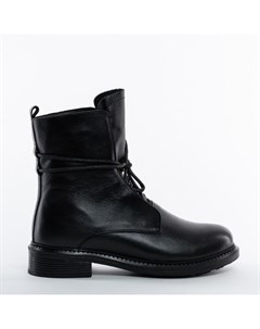 Черные кожаные ботинки Calipso