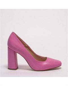Розовые кожаные туфли Velvet