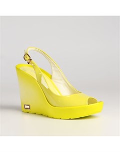 Желтые туфли из эко кожи Calipso