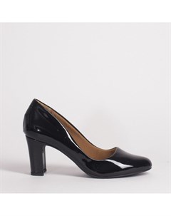 Черные лаковые туфли Velvet