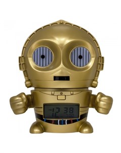 Часы Будильник BulbBotz C 3PO Золотник Си Трипио 14 см Star wars