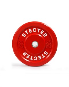 Диск тренировочный D50 мм 25 кг красный 2195 Stecter
