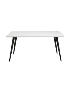 Обеденный стол sshiny herringbone s белый 100x76x160 см Nordal
