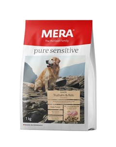 Сухой корм Pure Sensitive Senior Truthahn Reis для пожилых собак с индейкой и рисом 1 кг Mera