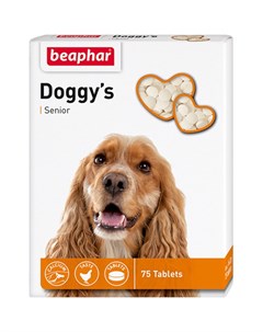 Лакомство Senior Doggy s для собак старше 7 лет минеральное с L карнитином 75 таб Beaphar