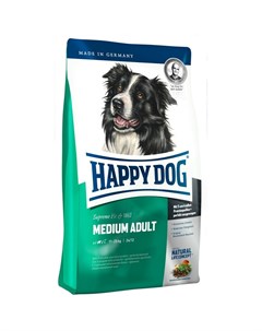 Сухой корм Supreme Fit Well Medium Adult для взрослых собак средних пород с птицей и лососем 1 кг Happy dog