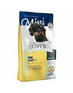 Сухой корм Fit Well Mini Light для взрослых собак мелких пород с избыточным весом 1 кг Happy dog