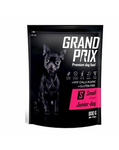 Small Junior Сухой корм для щенков и собак мелких и миниатюрных пород с курицей 800 г Grand prix