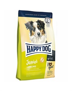 Junior Lamb Rice сухой корм для щенков от 7 до 18 месяцев с ягненком и рисом Happy dog