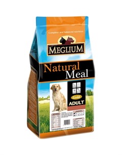 Сухой корм Adult Gold для взрослых собак с говядиной и курицей Gold Meglium