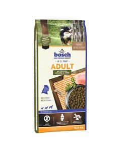 Сухой корм Adult для взрослых собак с нормальным уровнем активности с птицей и просом Bosch