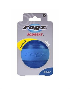 Мяч Поймай меня Squeekz прыгает на земле плавает в воде 64 мм синий Rogz