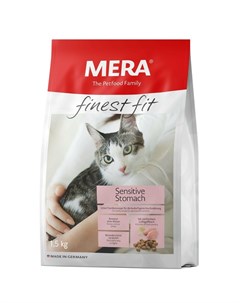 Finest Fit Sensitive Stomach полнорационный сухой корм для кошек с чувствительным пищеварением с кур Mera