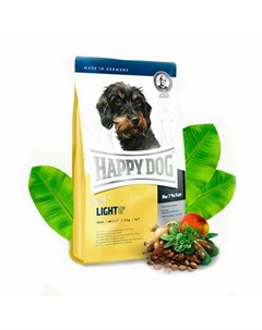 Сухой корм Fit Well Mini Light для взрослых собак мелких пород с избыточным весом Happy dog