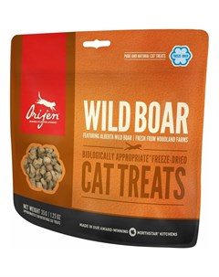 Сублимированное лакомство FD Wild Boar для кошек всех пород с диким кабаном 35 г Orijen